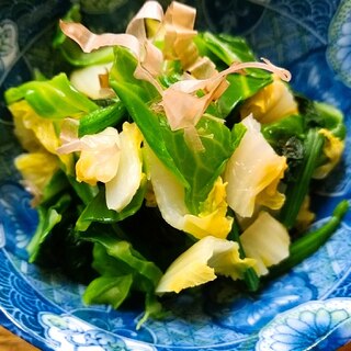 キャベツと白菜とほうれん草のお浸し